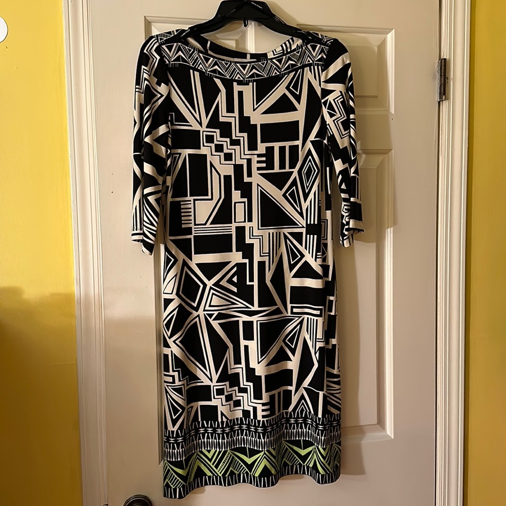 Modern/ Contemporary Black & White Dress